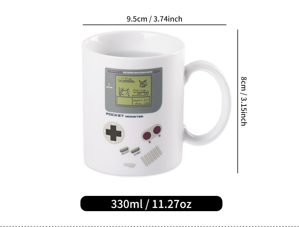Taza Nintendo Cambia de Color Creativa 2D