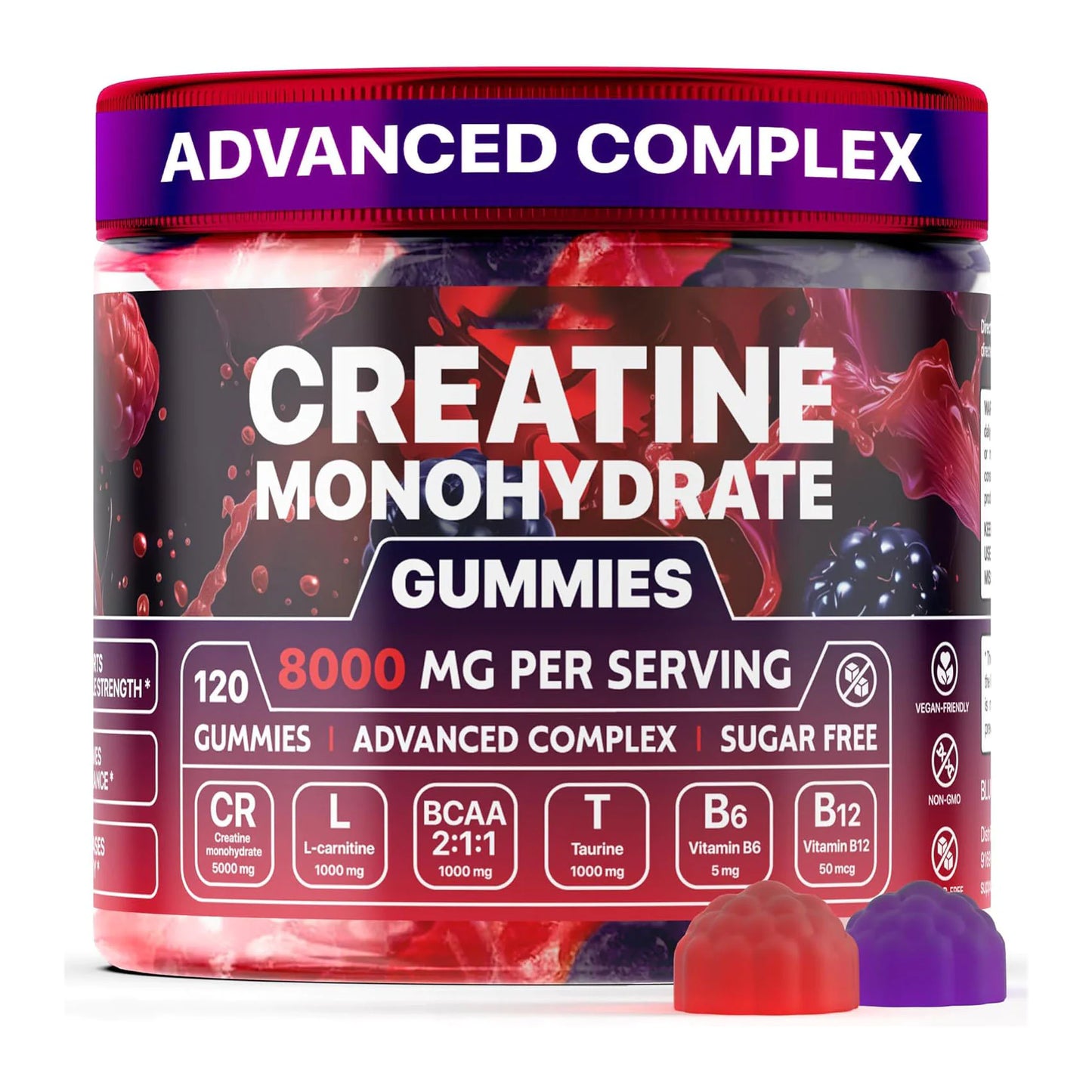 Gomitas para aumento de masa muscular 💪