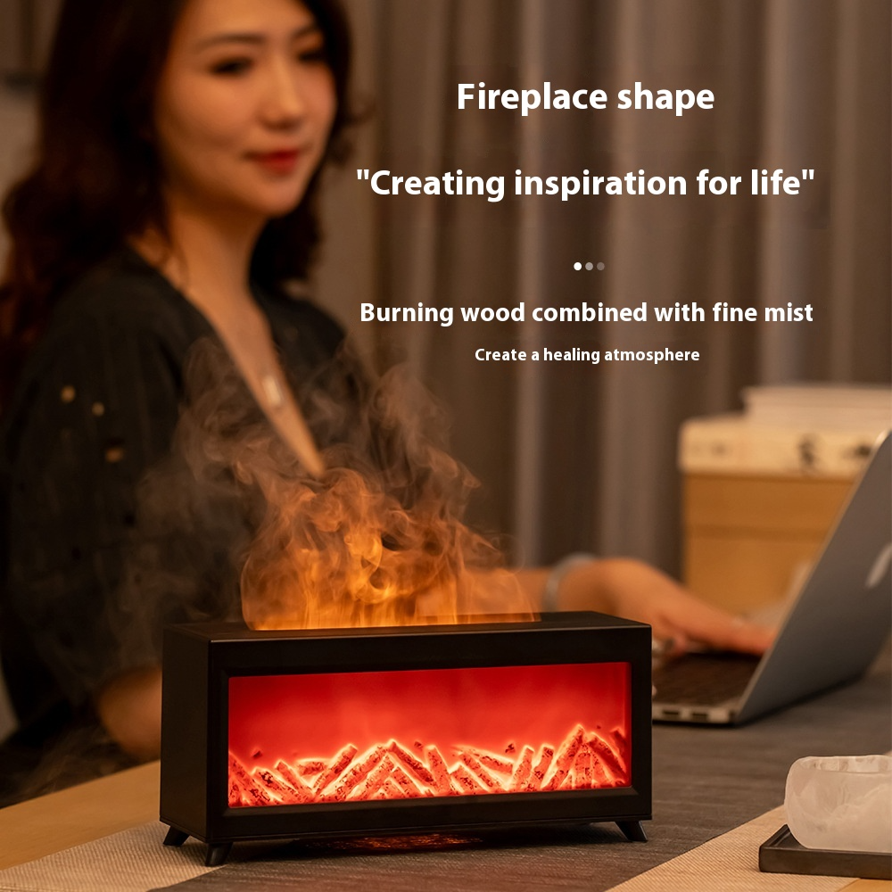 Indoor Deer Flame Effect Aromatherapy Humidifier