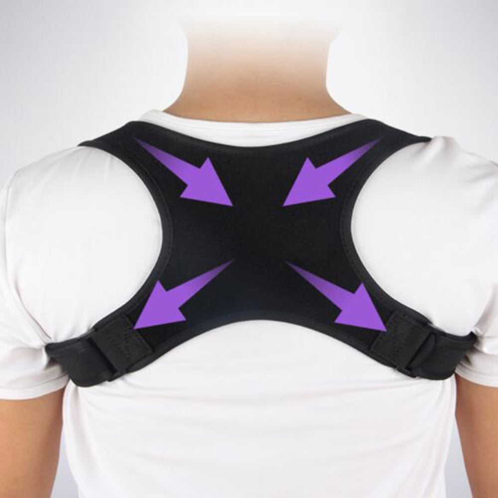 Cinturón de Soporte Lumbar Ajustable y Corrector de Postura