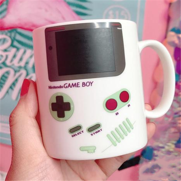 Taza Nintendo Cambia de Color Creativa 2D