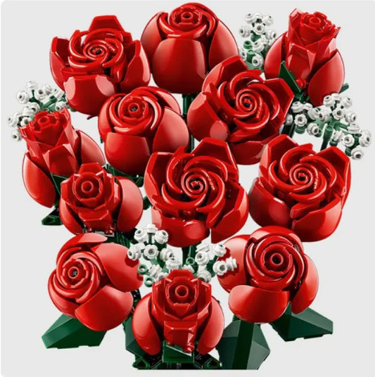 🌹🧱Rose Bouquet Building Toy🧱🌹