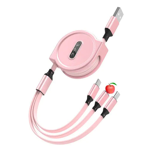 3-in-1 Retractable USB Cable