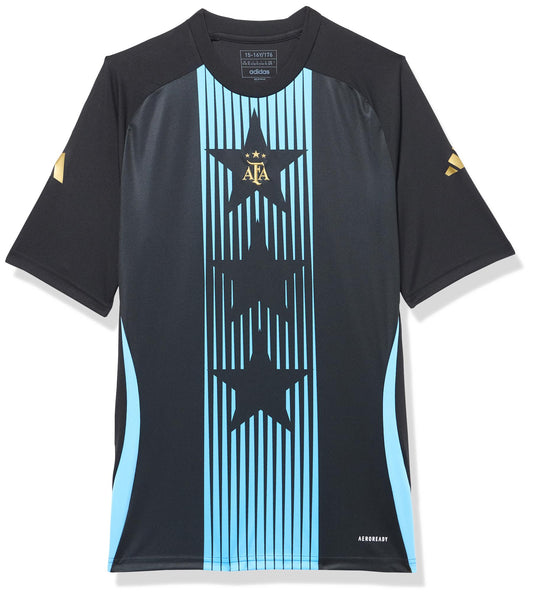 Argentina Unisex Pre-Match Jersey Black/Blue Burst