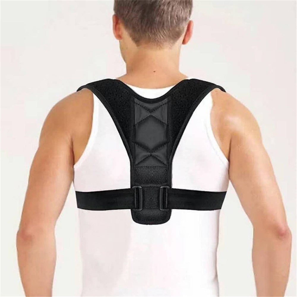 Cinturón de Soporte Lumbar Ajustable y Corrector de Postura