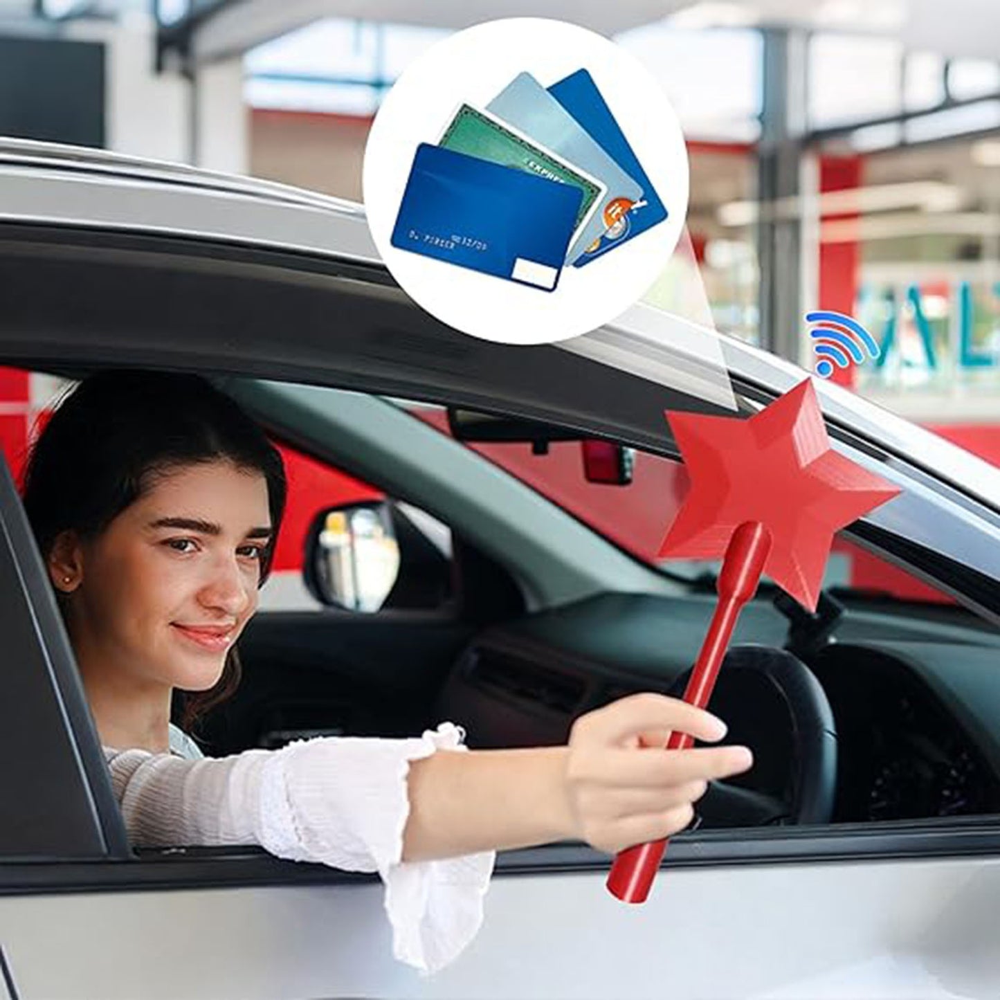 Varita Mágica 3D Impresa para Pago Contactless