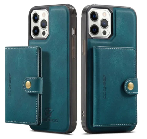 Luxury Magnetic Leather Case for iPhone
